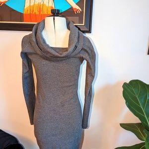 Lark & Ro Grey Sweater Dress XS